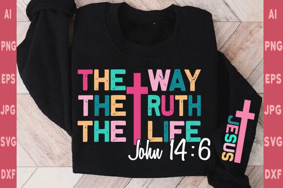 Bible Jesus SVG PNG Sleeve Design for T-Shirt Designs