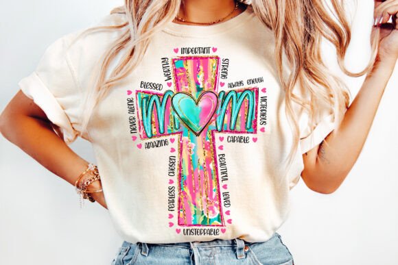 Christian Mama PNG: Mothers Day T-Shirt Designs