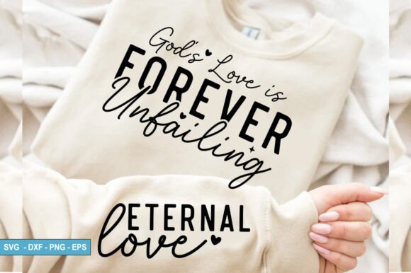 Christian Sleeve Shirt Design: God SVG for T-Shirt Designs