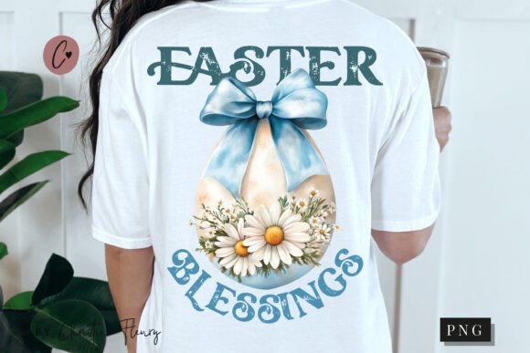 Easter Blessings PNG: Christian T-Shirt Designs