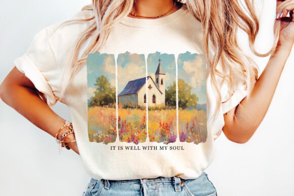 It is Well with My Soul Christian PNG T-Shirt Designs