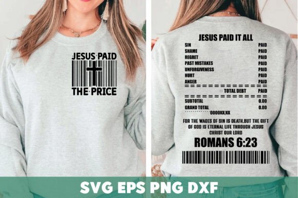 Jesus Paid the Price SVG