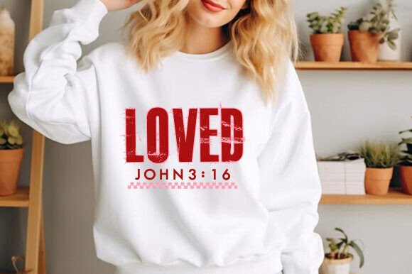Retro Christian Love SVG PNG for T-Shirt Designs
